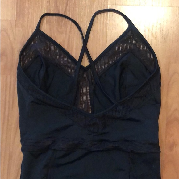 NWOT Young & Reckless black mesh one piece swim - Picture 4 of 7
